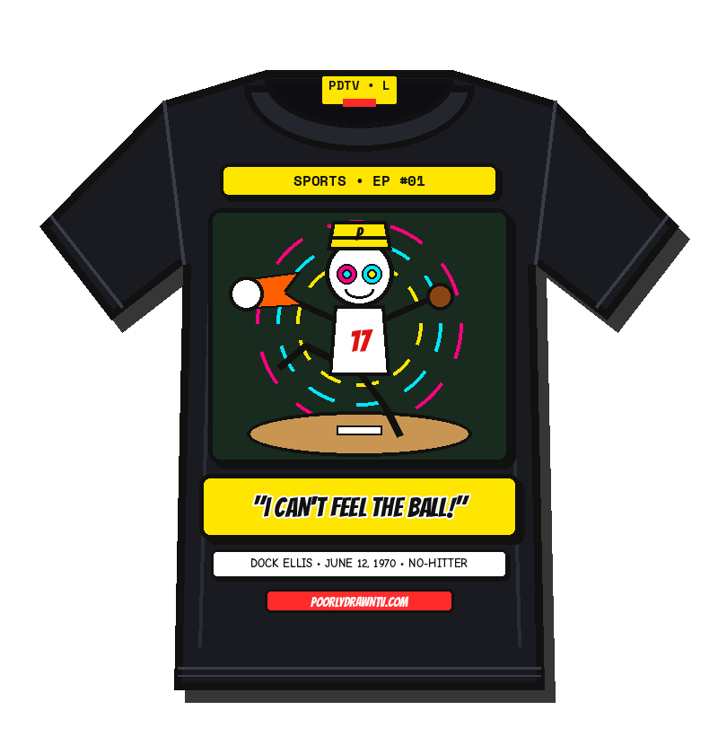 Dock Ellis No-Hitter Tee